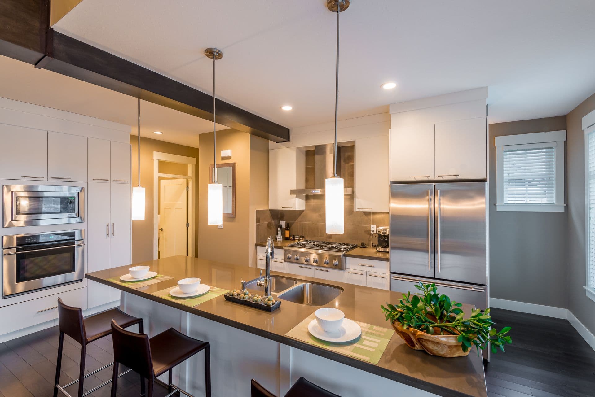 Clean modern home interior